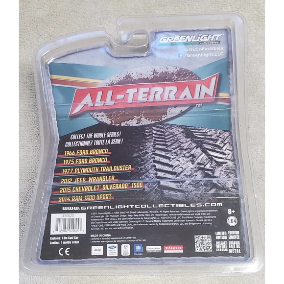 Greenlight 2015 Chevrolet Silverado 1500 Pickup All Terrain NIP - Picture 2 of 2